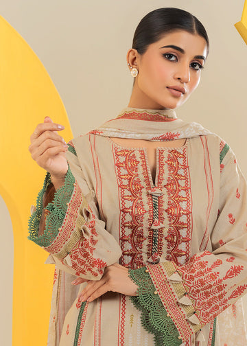 Alkaram MS-1.1-23-Beige Mid Summer Collection Online Shopping